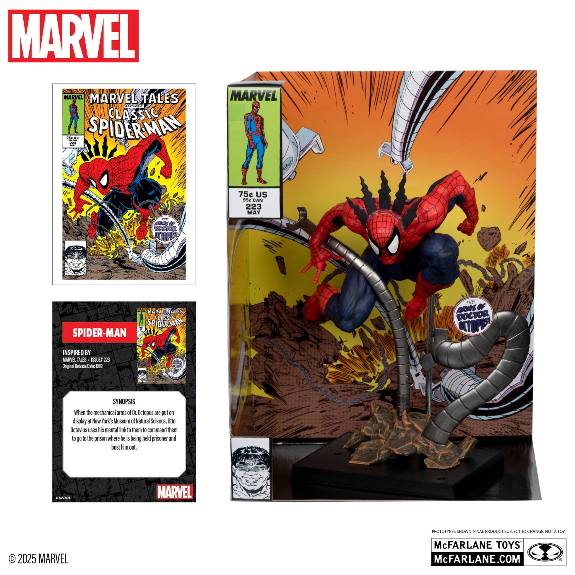 McFarlane toys Marvel Spider-Man 1:6Th Scale Marvel Tales #223
