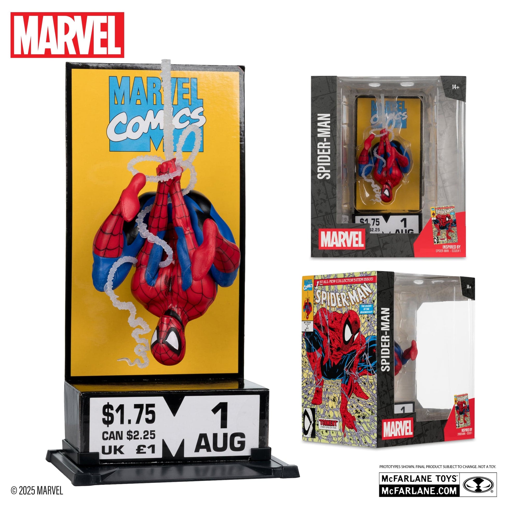 McFarlane Toys Marvel Spider-Man #1 Corner Box