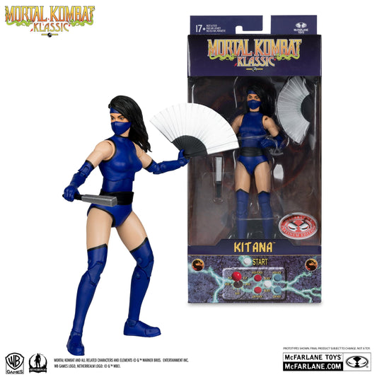 McFarlane Toys Mortal Kombat Klassic Kitana Red Platinum Edition