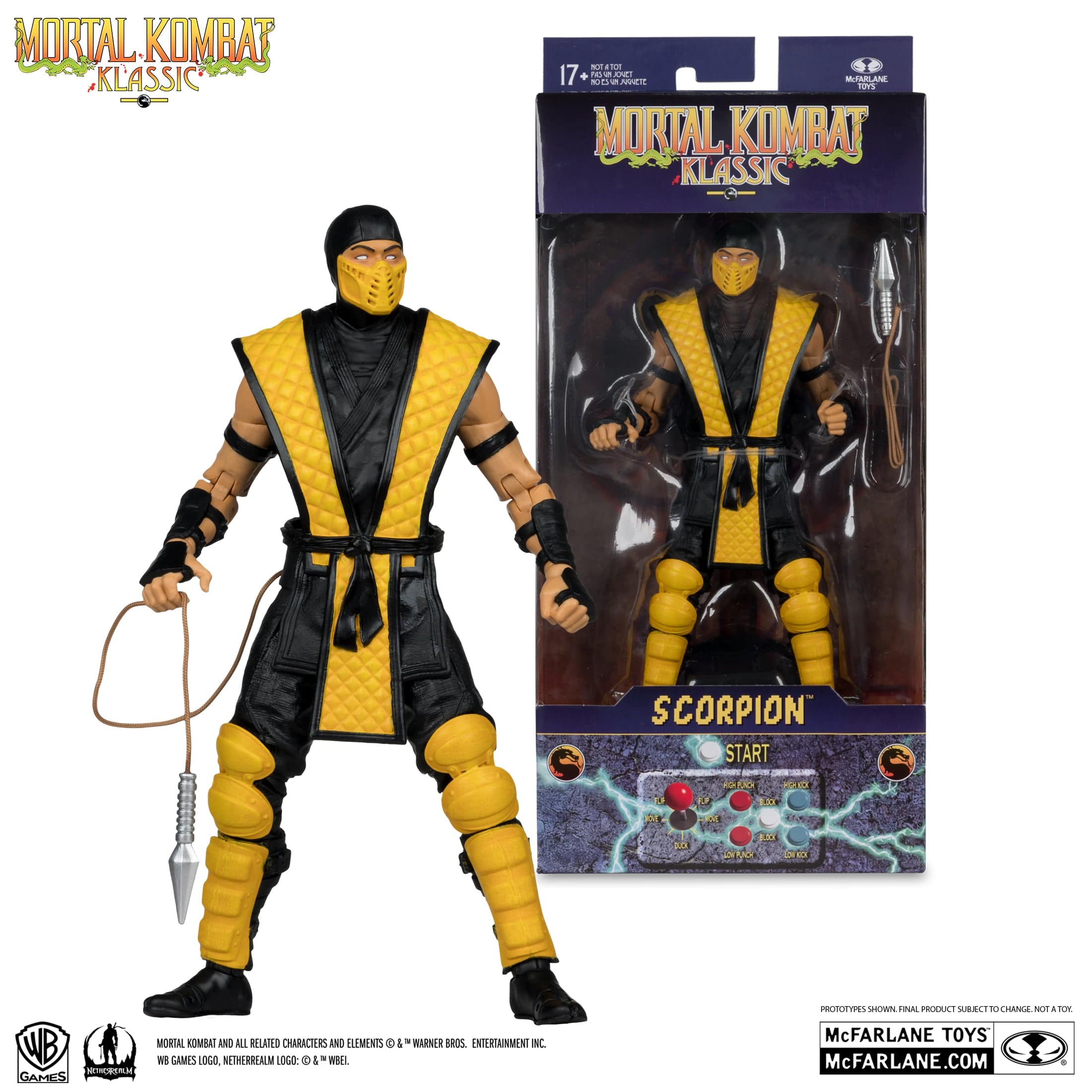 McFarlane Toys Mortal Kombat Klassic Scorpion – 24-7 Games