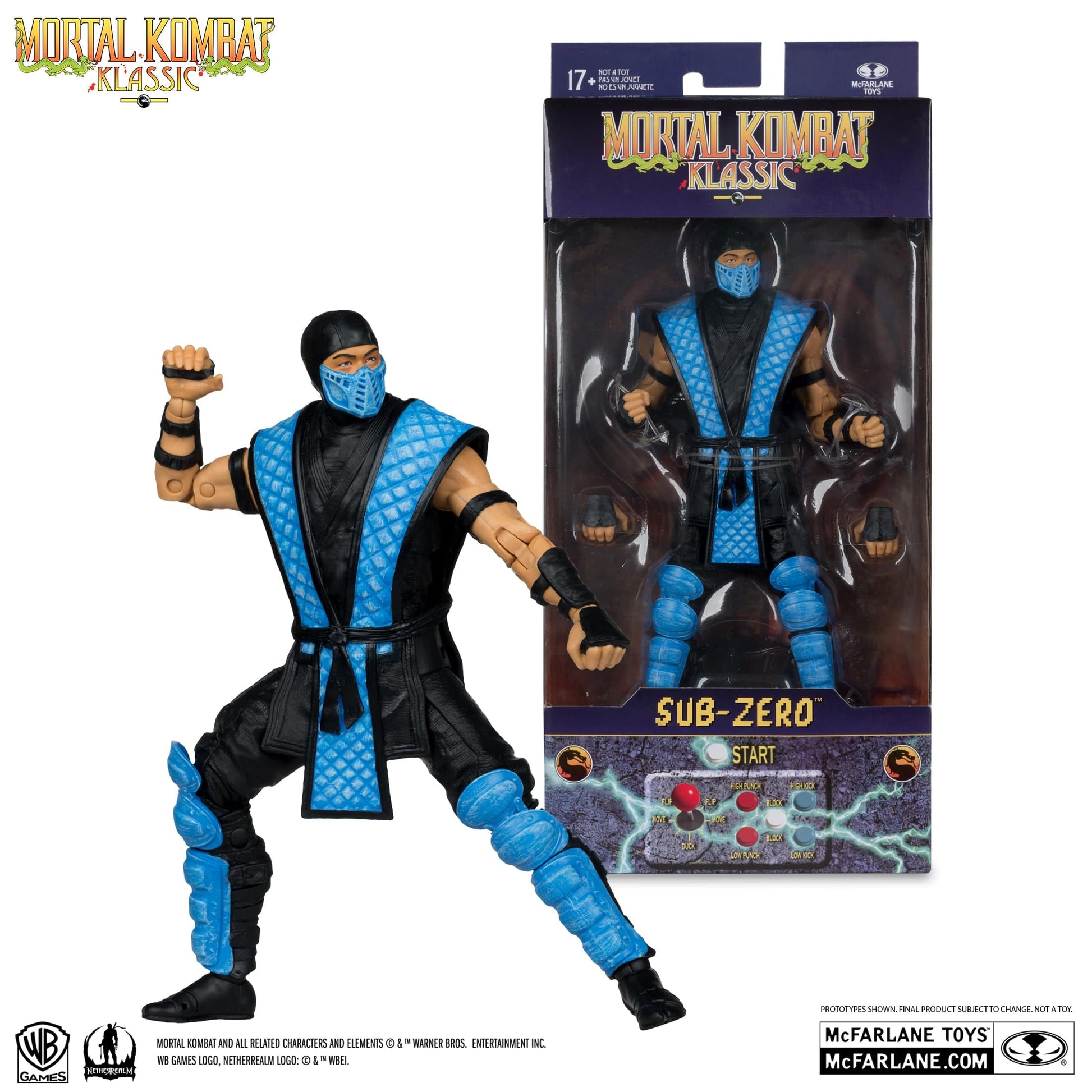 McFarlane Toys Mortal Kombat Klassic Sub Zero