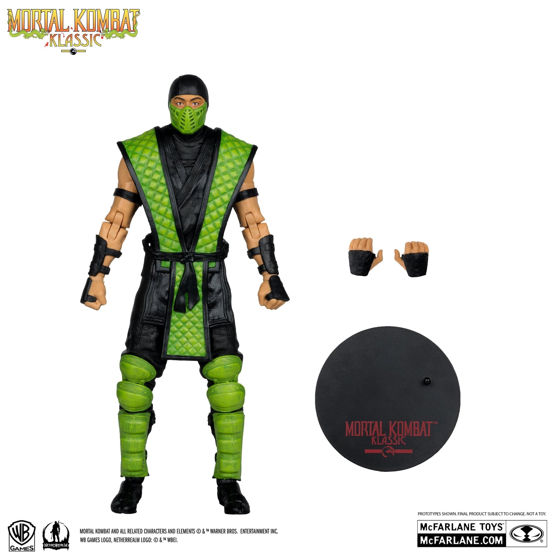 McFarlane Toys Mortal Kombat Reptile Mortal Kombat Klassic Action Figure