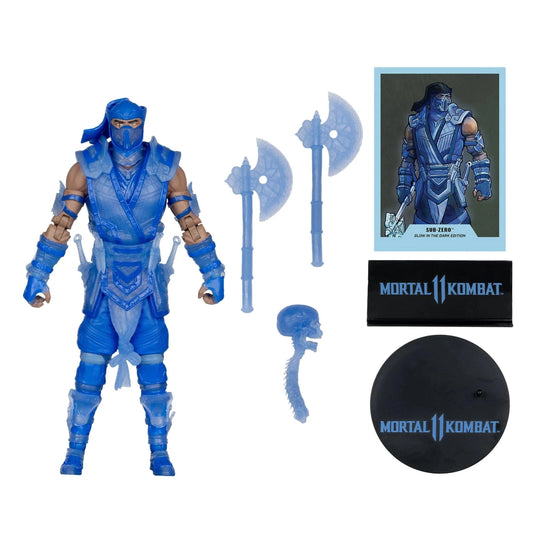McFarlane Toys Mortal Kombat Sub - Zero Glow In The Dark Edition