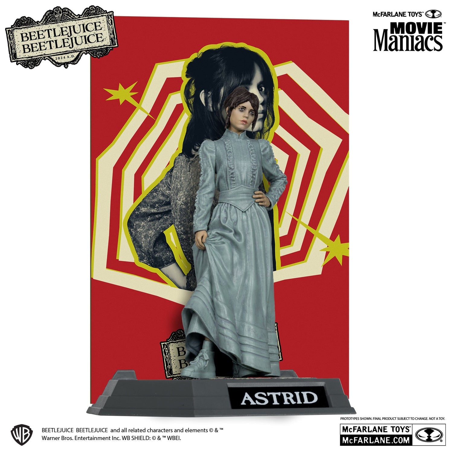 McFarlane Toys Movie Maniacs Astrid Beetlejuice Beetlejuice