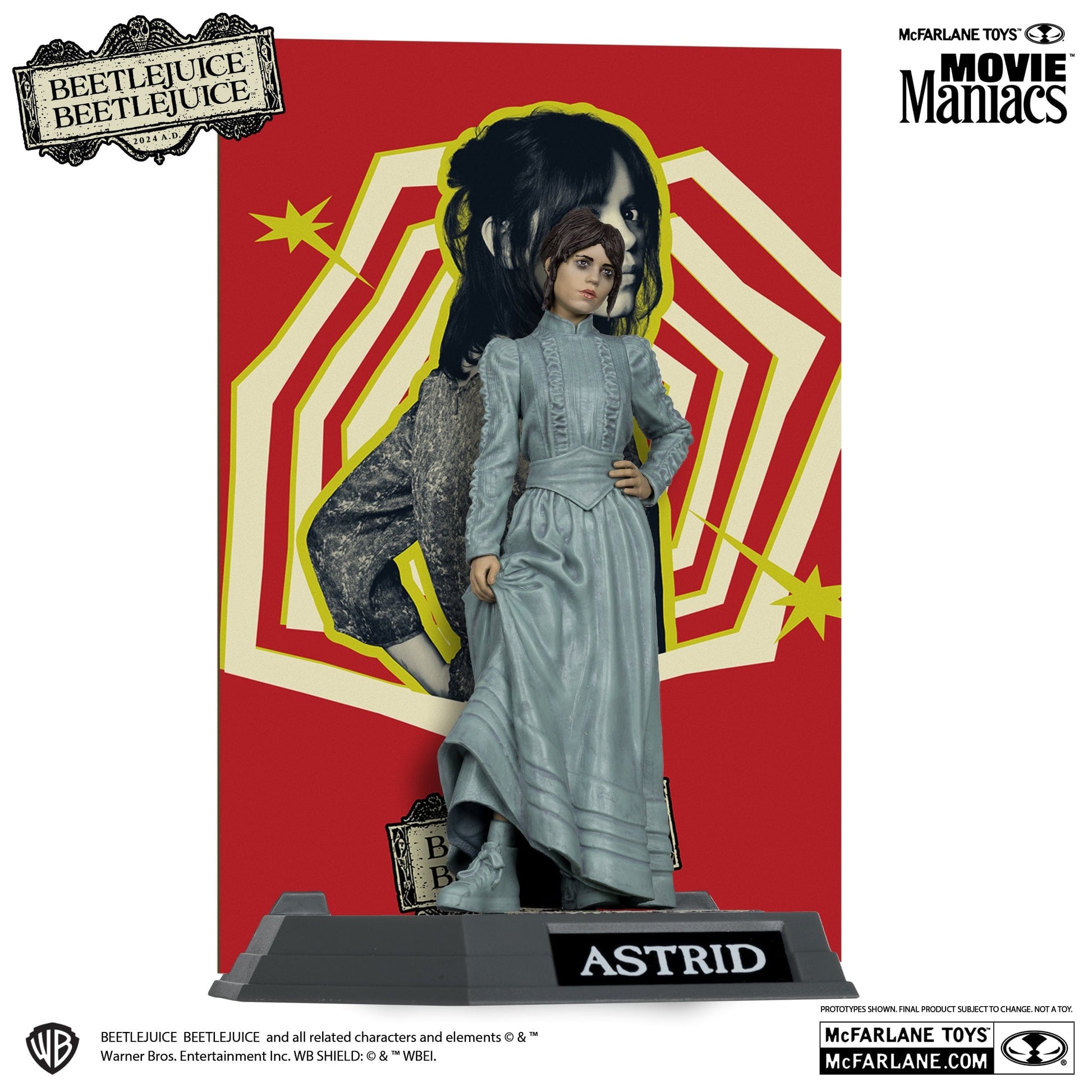 McFarlane Toys Movie Maniacs Astrid Beetlejuice Beetlejuice