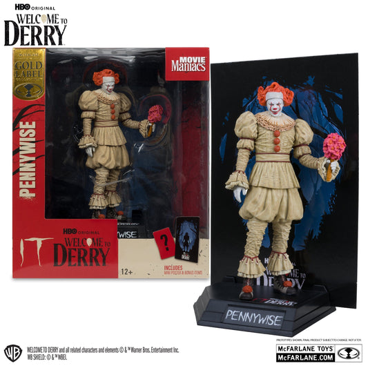 McFarlane Toys Movie Maniacs Bob Gray As Pennywise Flashback Welcome To Derry