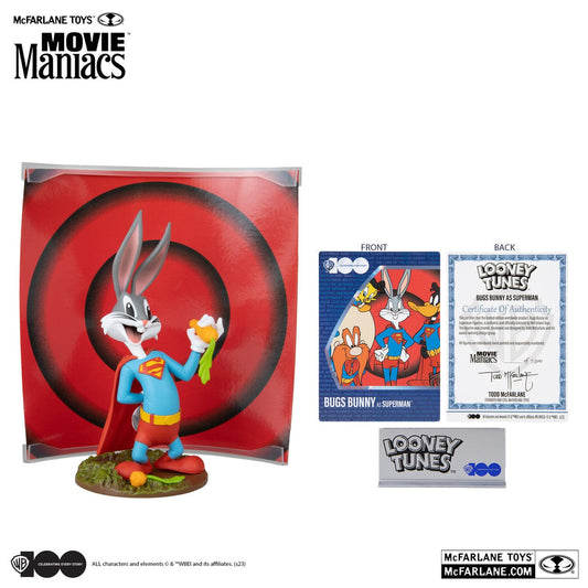 McFarlane Toys Movie Maniacs Bugs Bunny As Superman