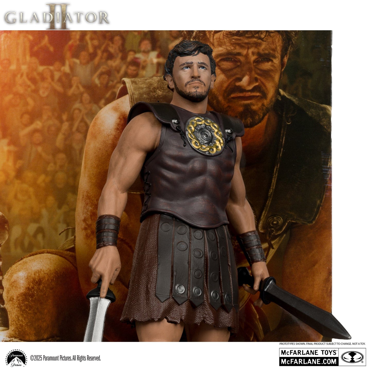 McFarlane Toys Movie Maniacs Lucius Gladiator II Statue
