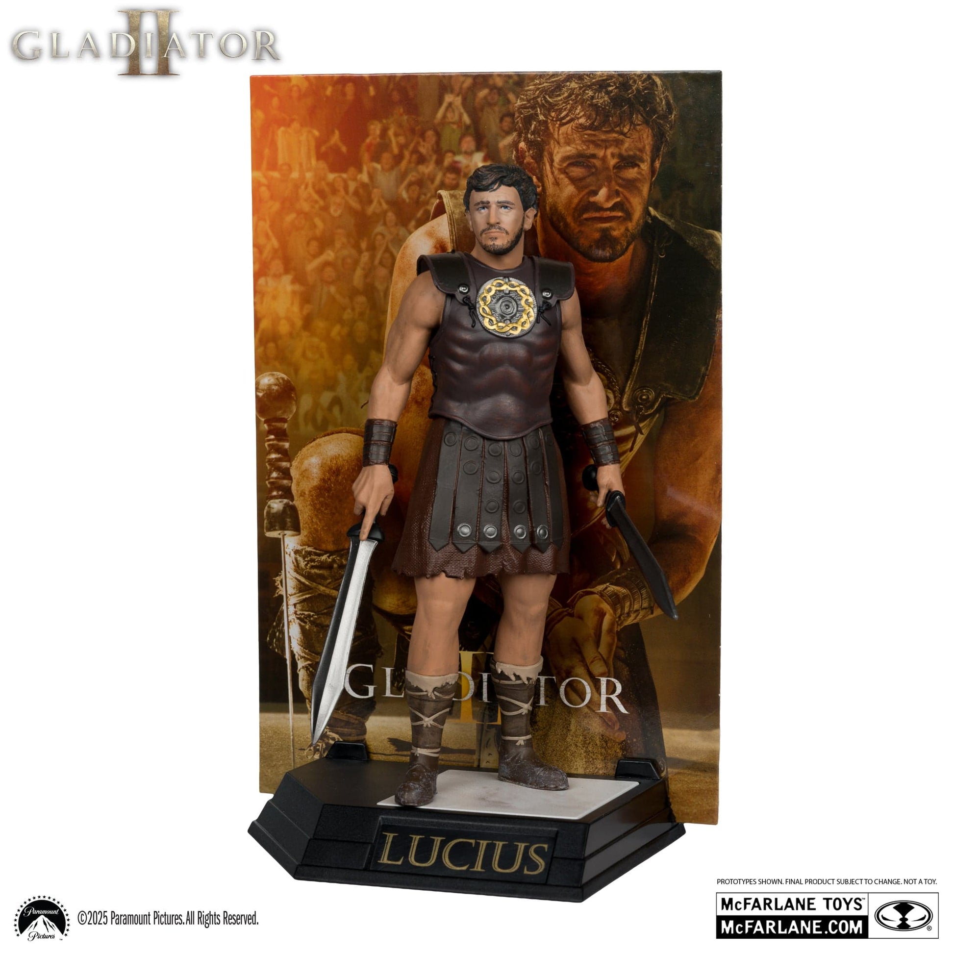 McFarlane Toys Movie Maniacs Lucius Gladiator II Statue