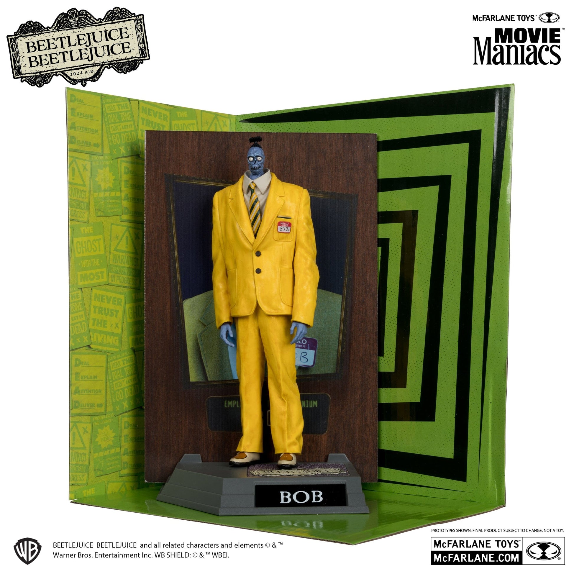 McFarlane Toys Movie Maniacs Shrinker Bob