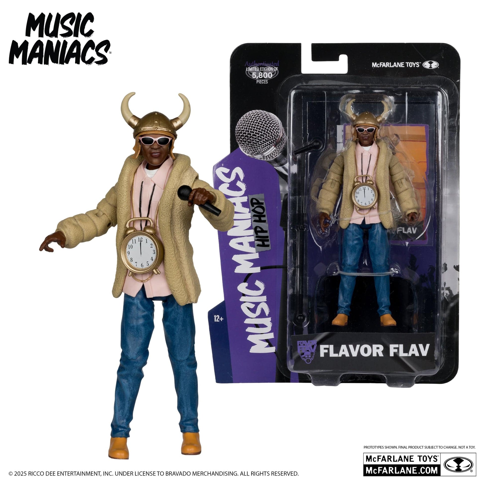 McFarlane Toys Music Maniacs Flavor Flav Hip Hop