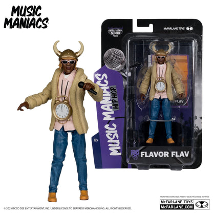 McFarlane Toys Music Maniacs Flavor Flav Hip Hop
