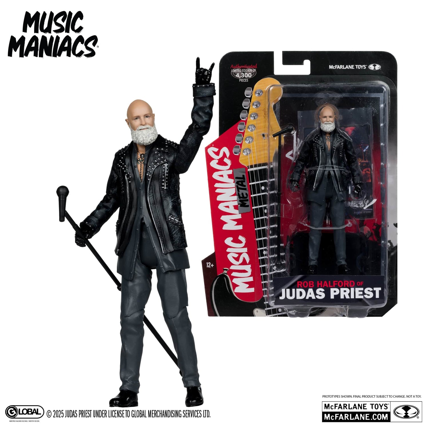 McFarlane Toys Music Maniacs Rob Halford Judas Priest