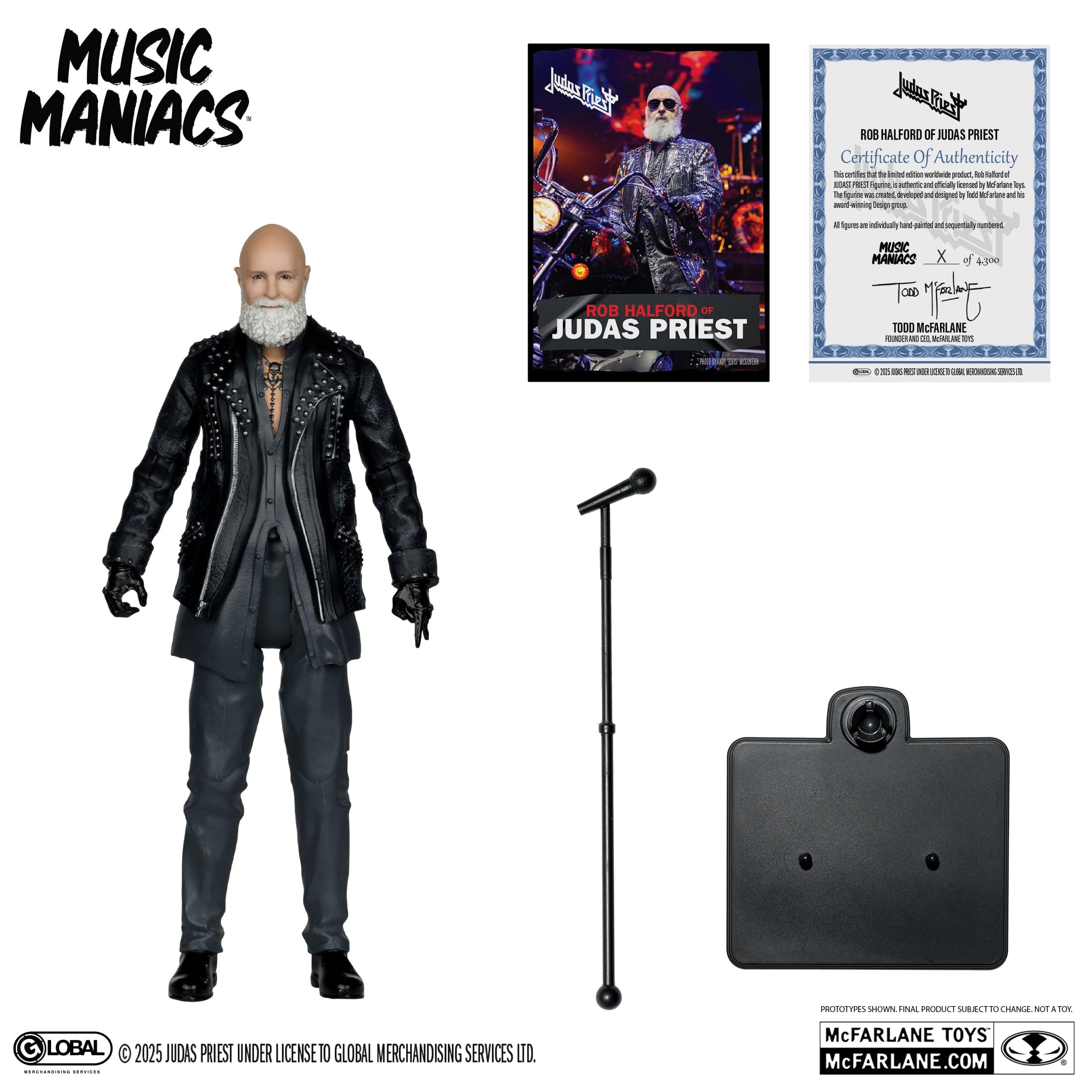 McFarlane Toys Music Maniacs Rob Halford Judas Priest Figure – 24
