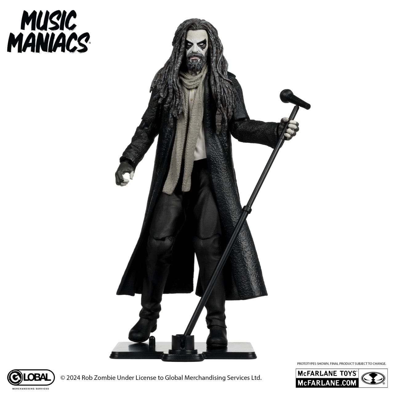 McFarlane Toys Music Maniacs Rob Zombie Figure