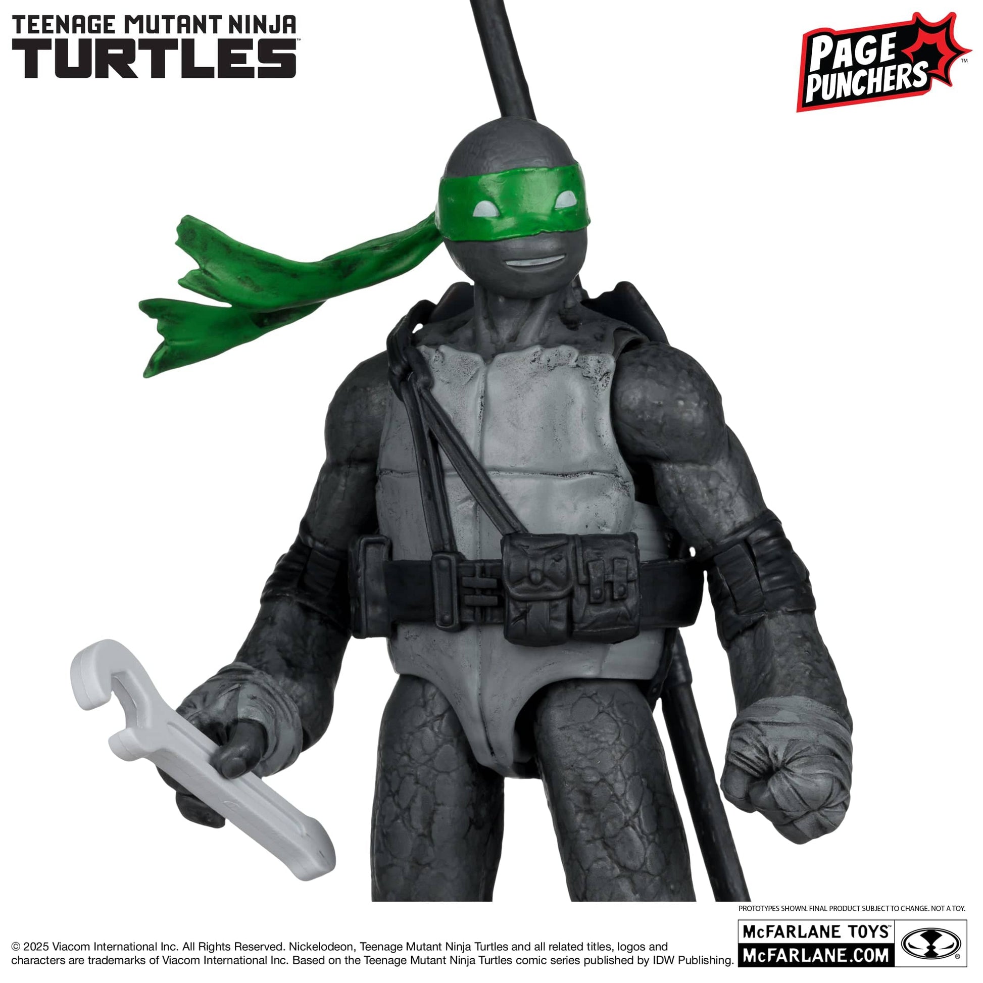 McFarlane Toys Teenage Mutant Ninja Turtles Donatello Black, White & Green Action figure