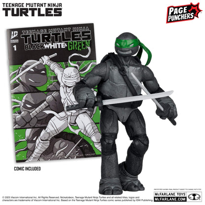 McFarlane Toys Teenage Mutant Ninja Turtles Leonardo Black, White & Green
