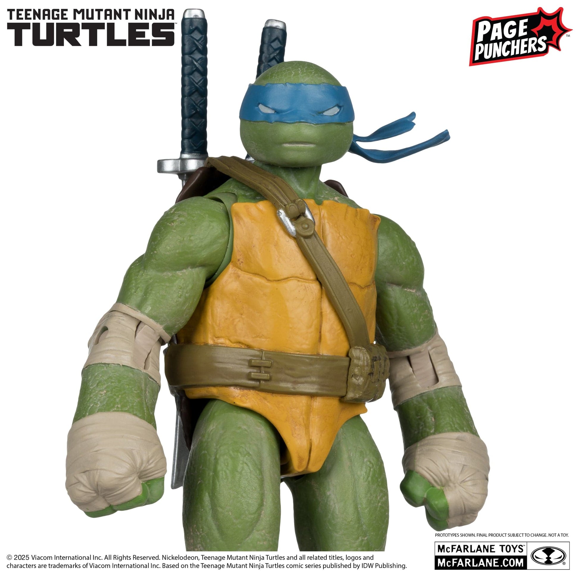 McFarlane Toys Teenage Mutant Ninja Turtles Leonardo Page Puncher Action Figure