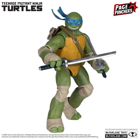 McFarlane Toys Teenage Mutant Ninja Turtles Leonardo Page Puncher Action Figure