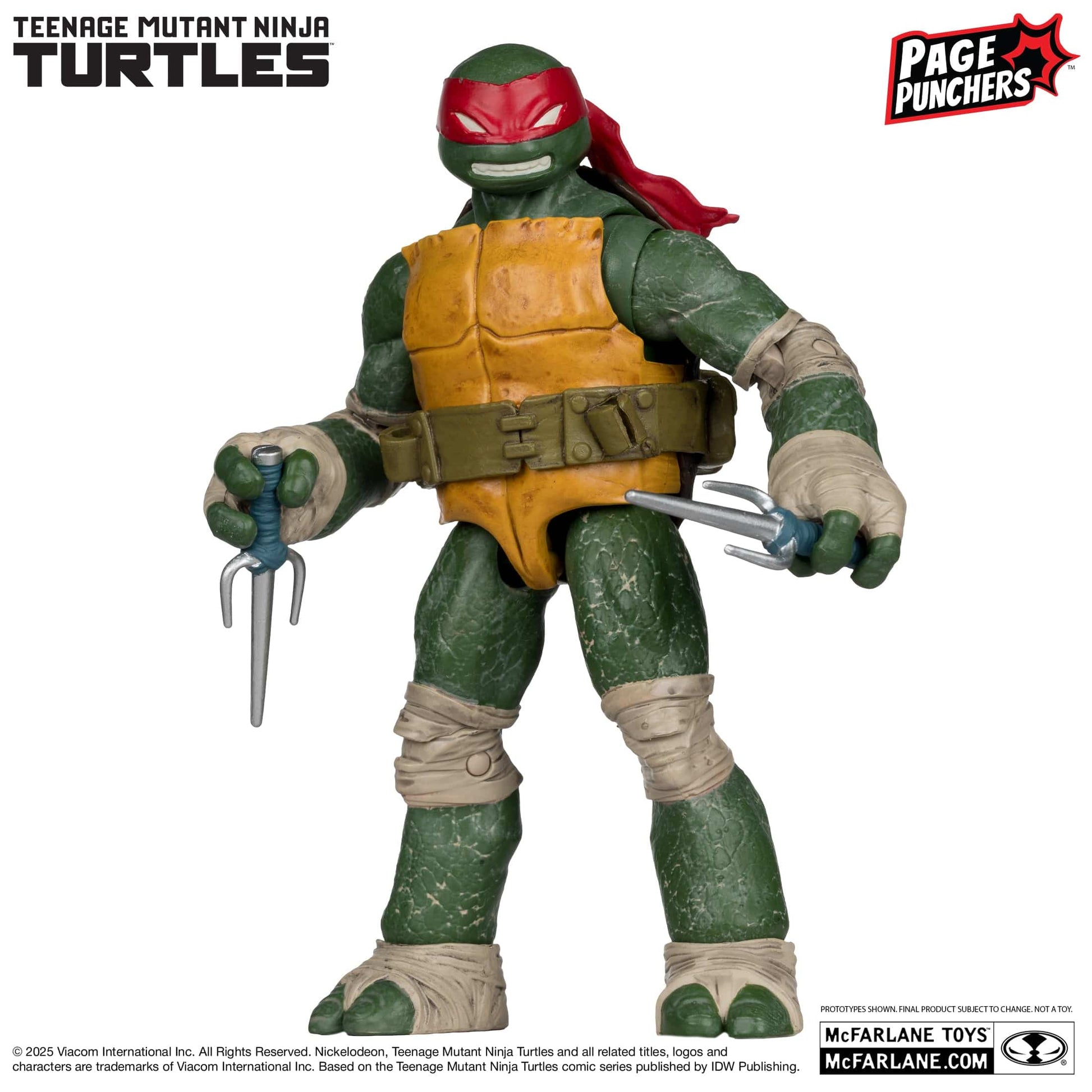 McFarlane Toys Teenage Mutant Ninja Turtles Raphael Page Punchers Action figure