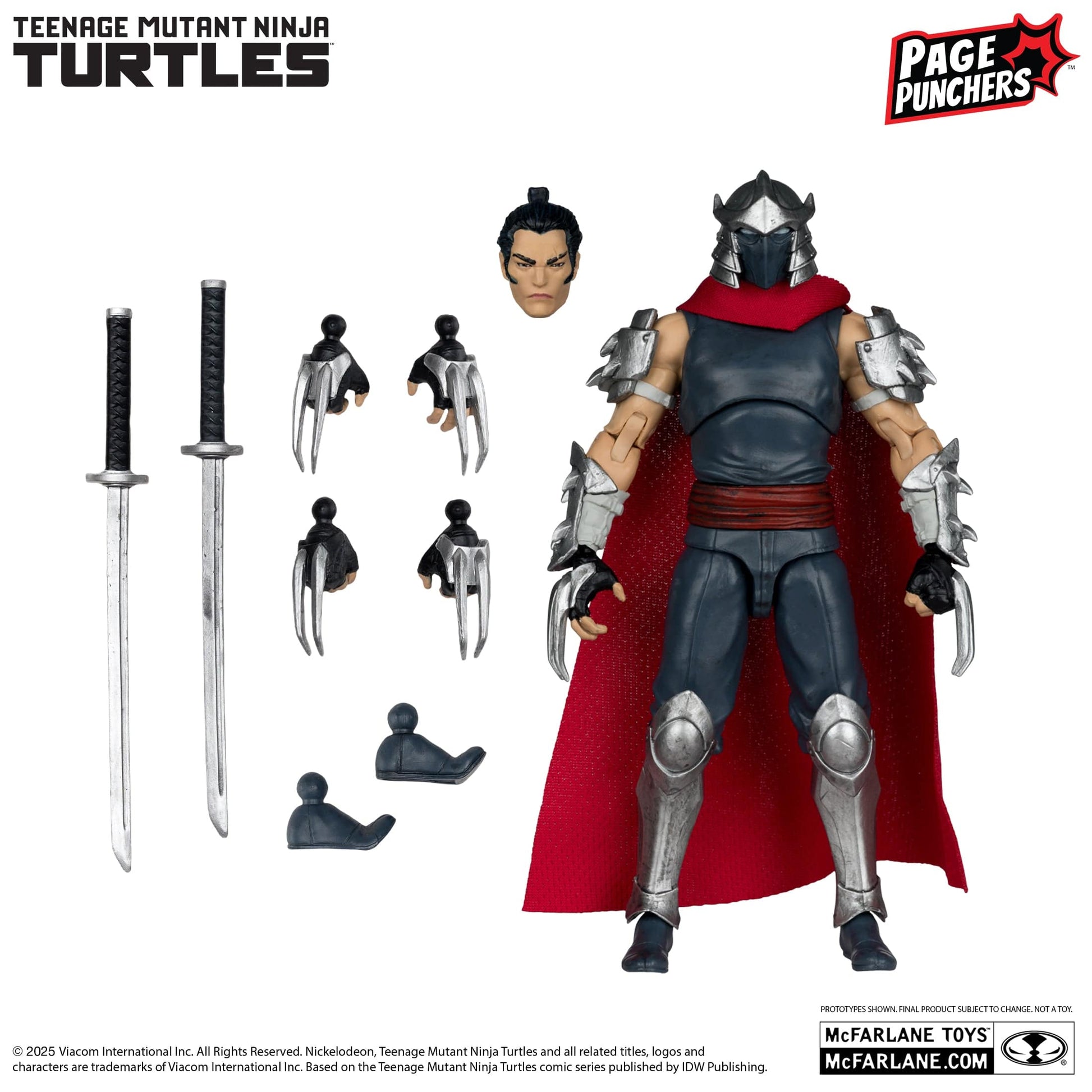 McFarlane Toys Teenage Mutant Ninja Turtles Shredder Page Puncher Action figure