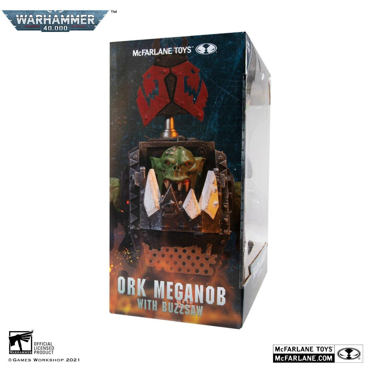 McFarlane Toys Warhammer 40,000 40K Figure Ork Meganob with Buzzsaw
