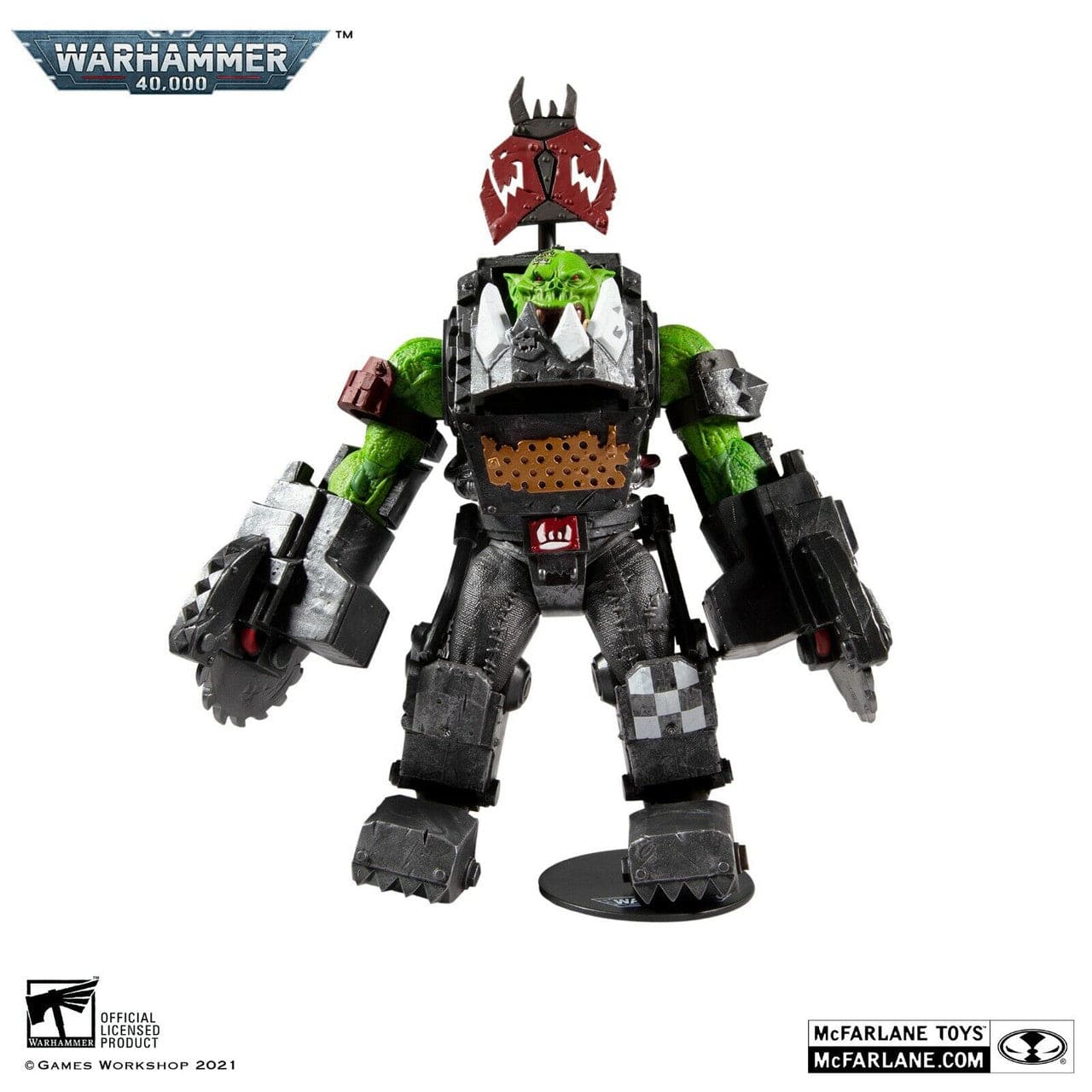 McFarlane Toys Warhammer 40,000 40K Figure Ork Meganob with Buzzsaw