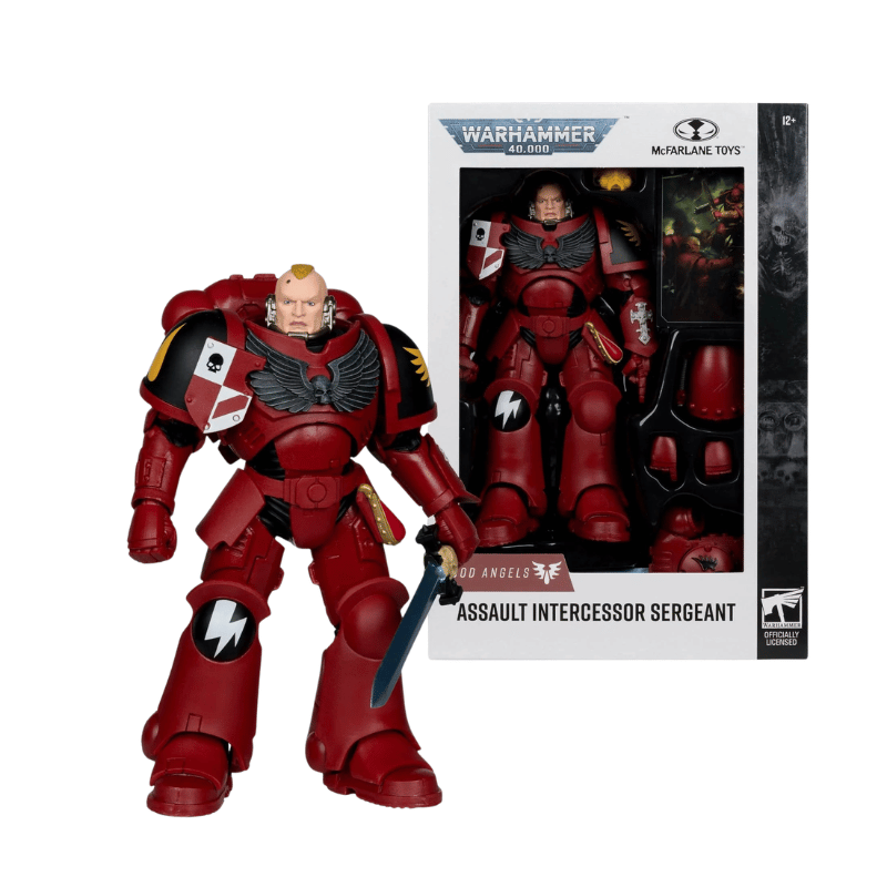 McFarlane Toys Warhammer 40,000 Assault Intercessor Sergeant Blood Angels Figure
