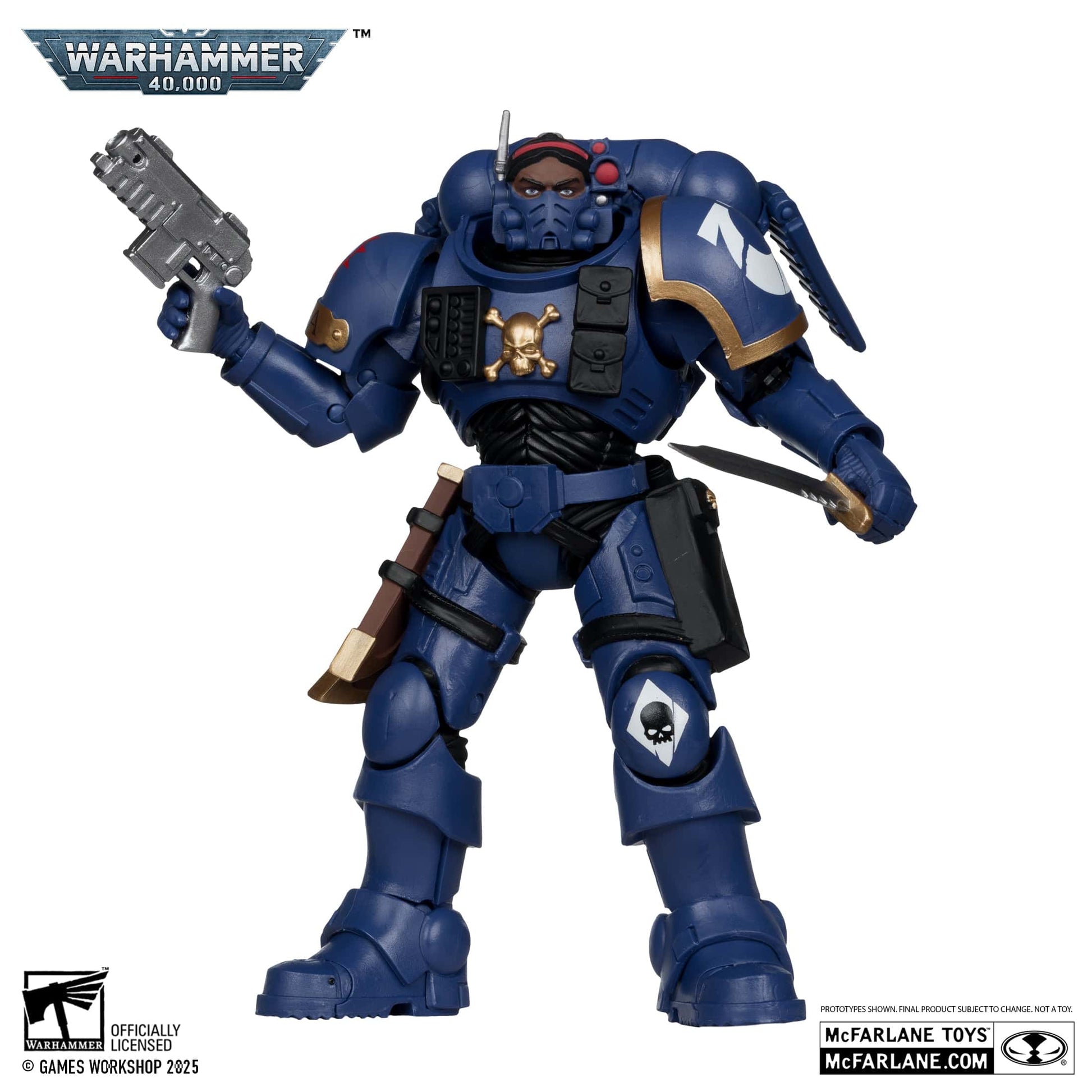 McFarlane Toys Warhammer 40,000 Lieutenant In Phobos Armour Ultramarines
