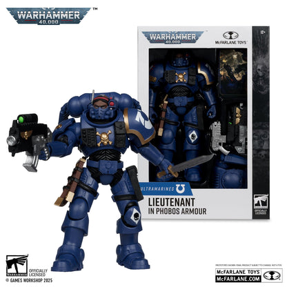McFarlane Toys Warhammer 40,000 Lieutenant In Phobos Armour Ultramarines