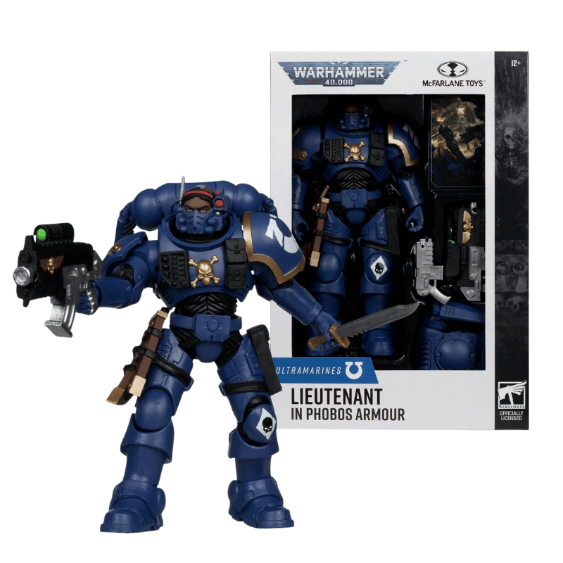 McFarlane Toys Warhammer 40,000 Lieutenant In Phobos Armour Ultramarines Figure