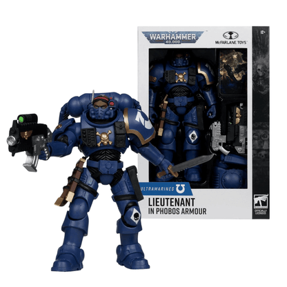 McFarlane Toys Warhammer 40,000 Lieutenant In Phobos Armour Ultramarines Figure