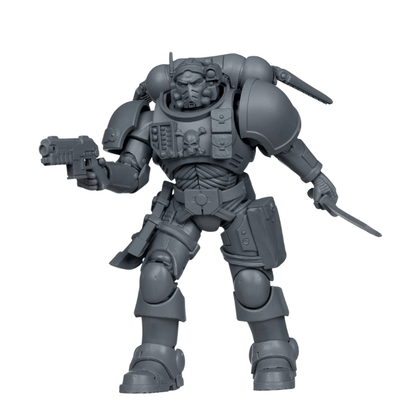 McFarlane Toys Warhammer 40,000 Lieutenant In Phobos Armour Unpainted Figure