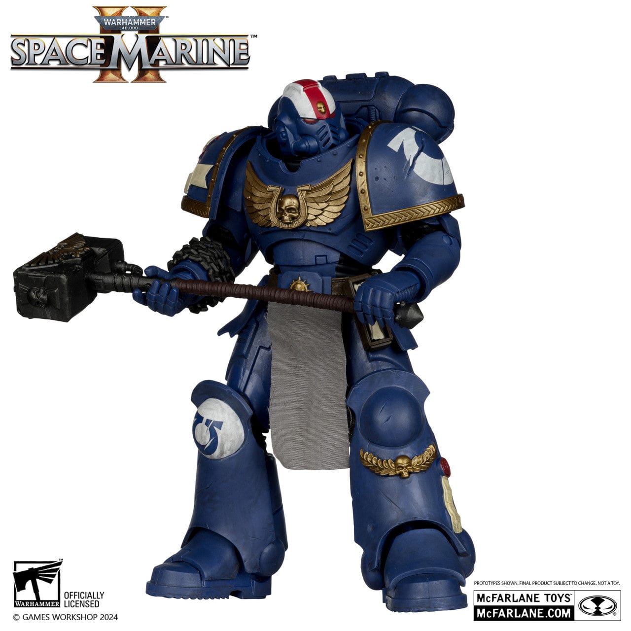 McFarlane Toys Warhammer 40,000 Lieutenant Titus Space Marine 2