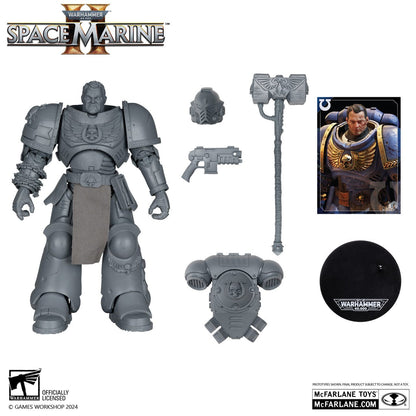 McFarlane Toys Warhammer 40,000 Lieutenant Titus Unpainted Space Marine 2