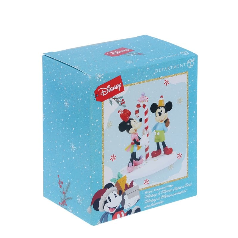 Mickey and Minnie Share a Treat Disney Village by Department 56
