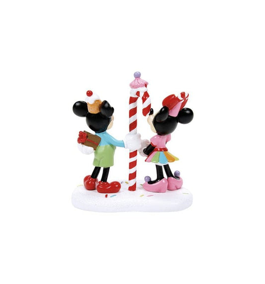 Mickey and Minnie Share a Treat Disney Village by Department 56