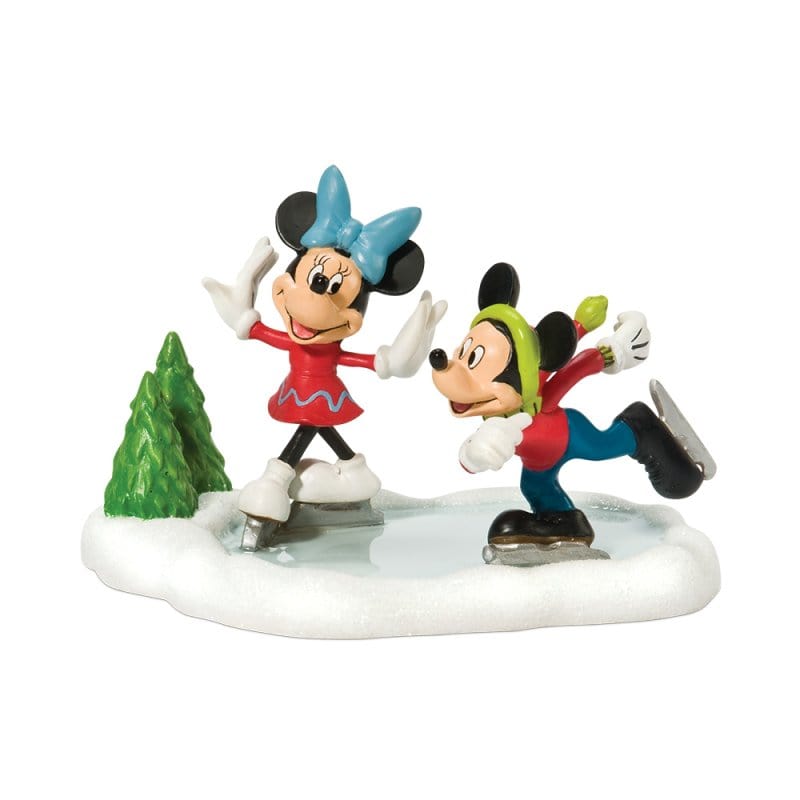 Mickey and Minnie Skating Disney Village by Department 56