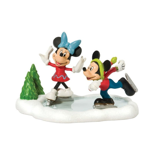 Mickey and Minnie Skating Disney Village by Department 56