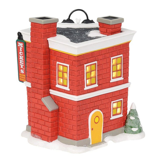 Mickey's Alarm Clock Shop Disney Village by Department 56