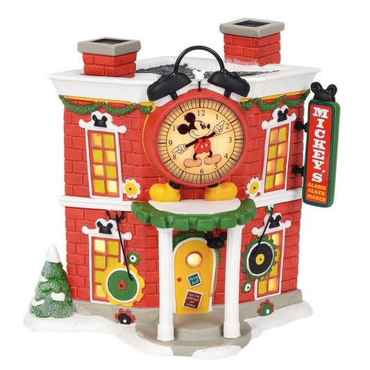 Mickey's Alarm Clock Shop Disney Village by Department 56