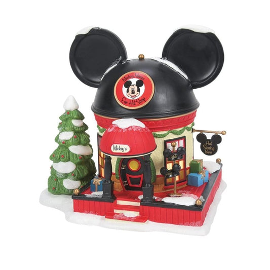 Mickey's Ear Hat Shop- Disney Village by Department 56