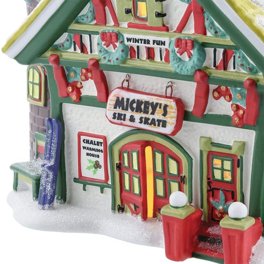 Mickey's Ski and Skate Shop Disney Village by Department 56