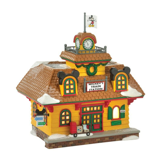 Mickey Train Station Disney Village by Department 56