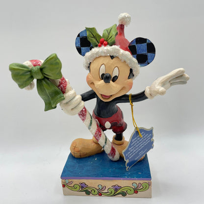 Disney Traditions Mickey Mouse Christmas Bundle of 3 Figurines