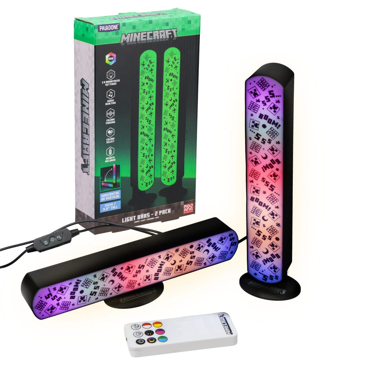 Minecraft Light Bars With Remote By Paladone