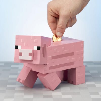 Minecraft Pig Money Box By Paladone