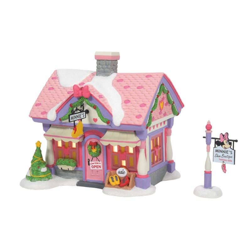 Minnie Mouse's Shoe Boutique Disney Village by Department 56