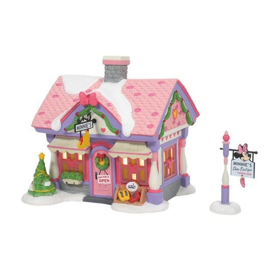 Minnie Mouse's Shoe Boutique Disney Village by Department 56