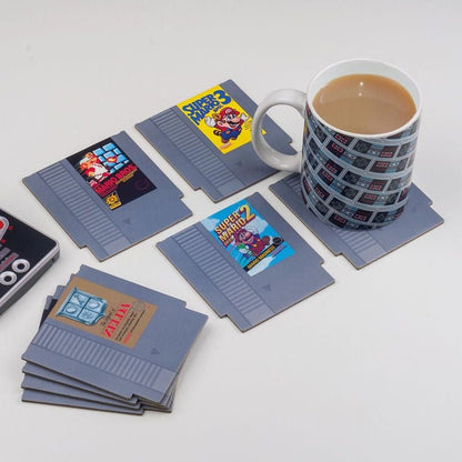 NES Cartridge Coasters Set of 8 By Paladone
